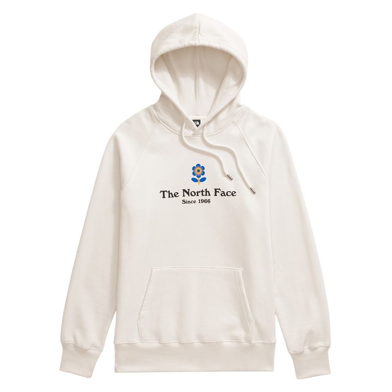 The-North-Face-Strange-Colorful-World-Flower-Graphic-Hoodie---Women-s-White-Dune