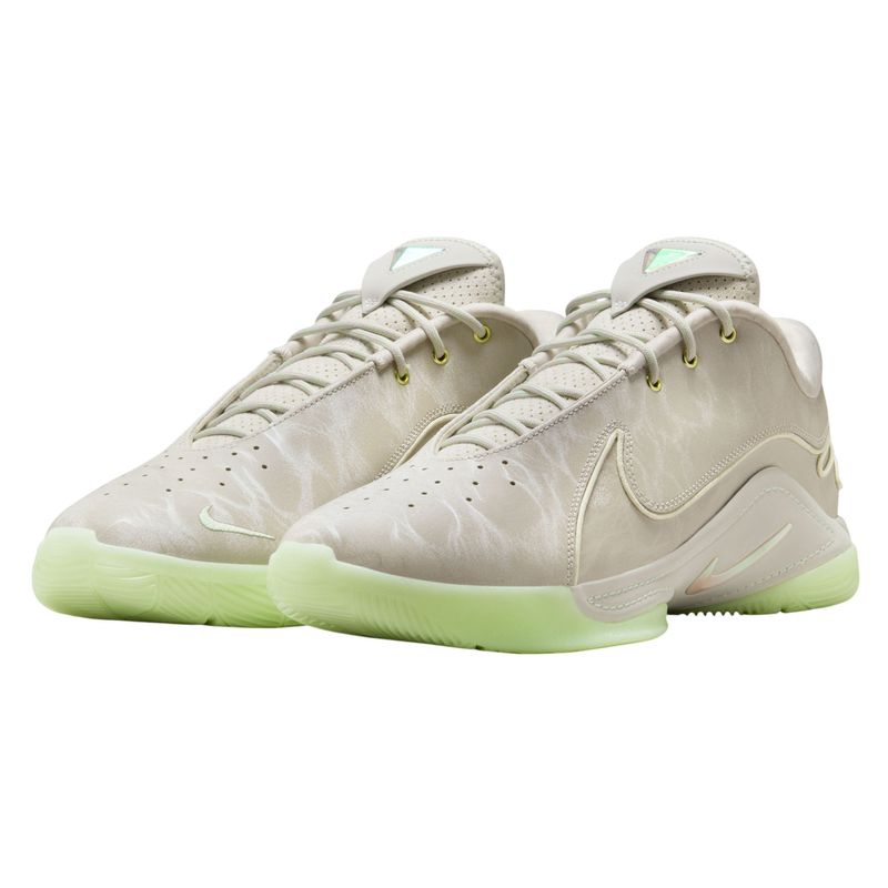 Nike LeBron XXII "Crown Jewel" Basketball Shoe - Men's Light Bone / Soft Pearl / Vapor Green