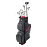 Wilson-Profile-Complete-Golf-Club-Cart-Bag-Set---Senior-Black---Red
