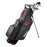 Wilson-Profile-Complete-Golf-Club-Stand-Bag-Set---Teen-Black---Red