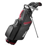 Wilson-Profile-Complete-Golf-Club-Stand-Bag-Set---Teen-Black---Red