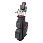 Wilson-Profile-Complete-Golf-Club-Cart-Bag-Set---Senior-Black---Red