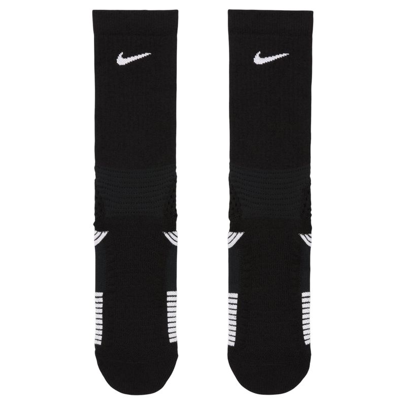 Nike Elite 2.0 Cushioned Crew Sock Black / White / White