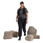 Arc-teryx-Taema-Crop-Logo-Short-Sleeve-Shirt---Women-s-Black-Heather---Graph