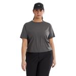 Arc-teryx-Taema-Crop-Logo-Short-Sleeve-Shirt---Women-s-Black-Heather---Graph