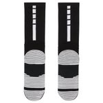 Nike Elite 2.0 Cushioned Crew Sock Black / White / White