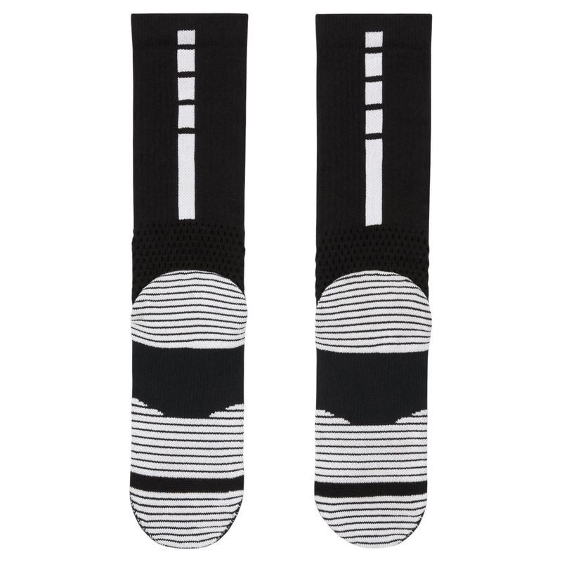 Nike Elite 2.0 Cushioned Crew Sock Black / White / White