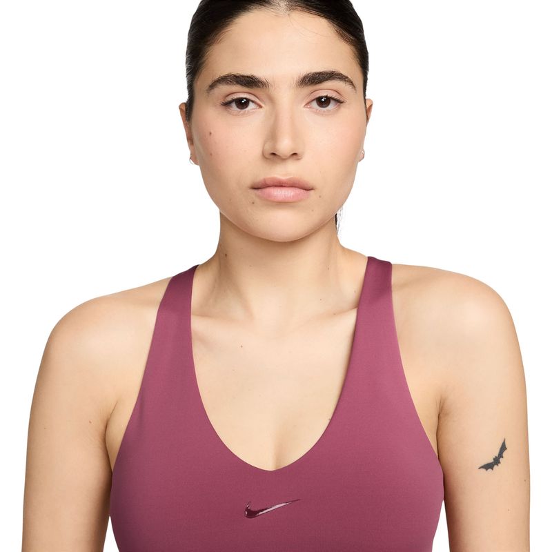 NIKE W NK DF UNVRSA MS BRA Sweet Beet / Deep Garnet / Rush Maroon