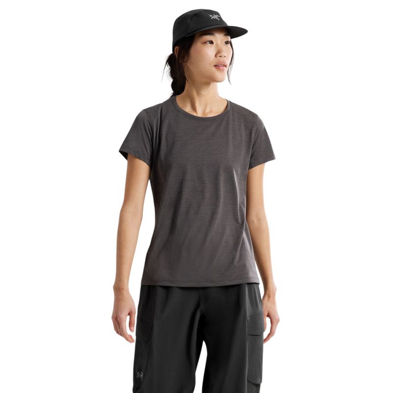 Arc-teryx-Taema-Crew-Short-Sleeve-Shirt---Women-s-Black-Heather