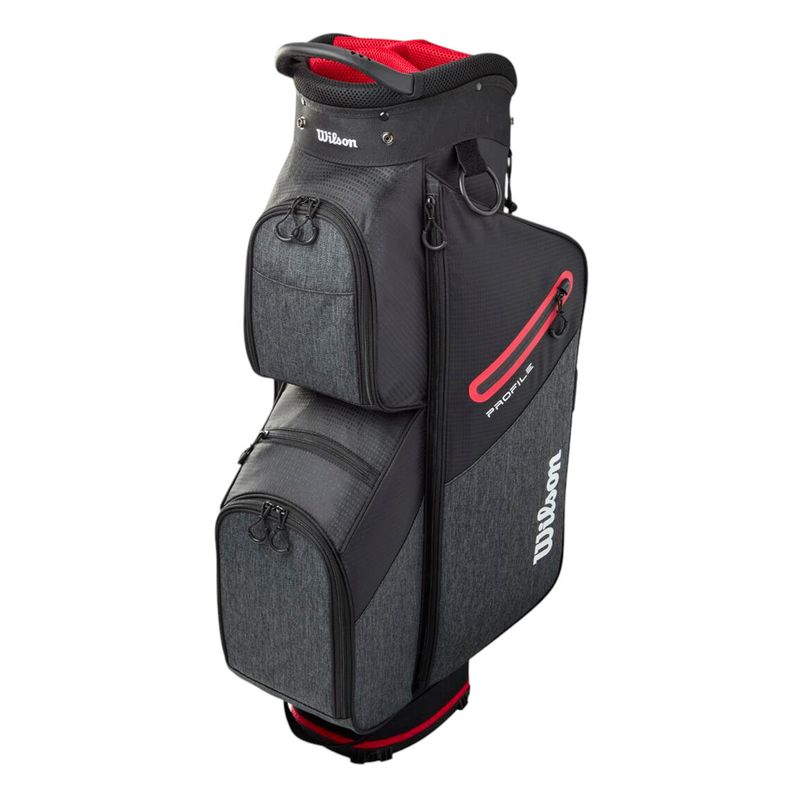 Wilson-Profile-Complete-Golf-Club-Cart-Bag-Set---Senior-Black---Red