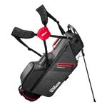 Wilson-Profile-Complete-Golf-Club-Stand-Bag-Set---Teen-Black---Red