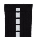 Nike Elite 2.0 Cushioned Crew Sock Black / White / White