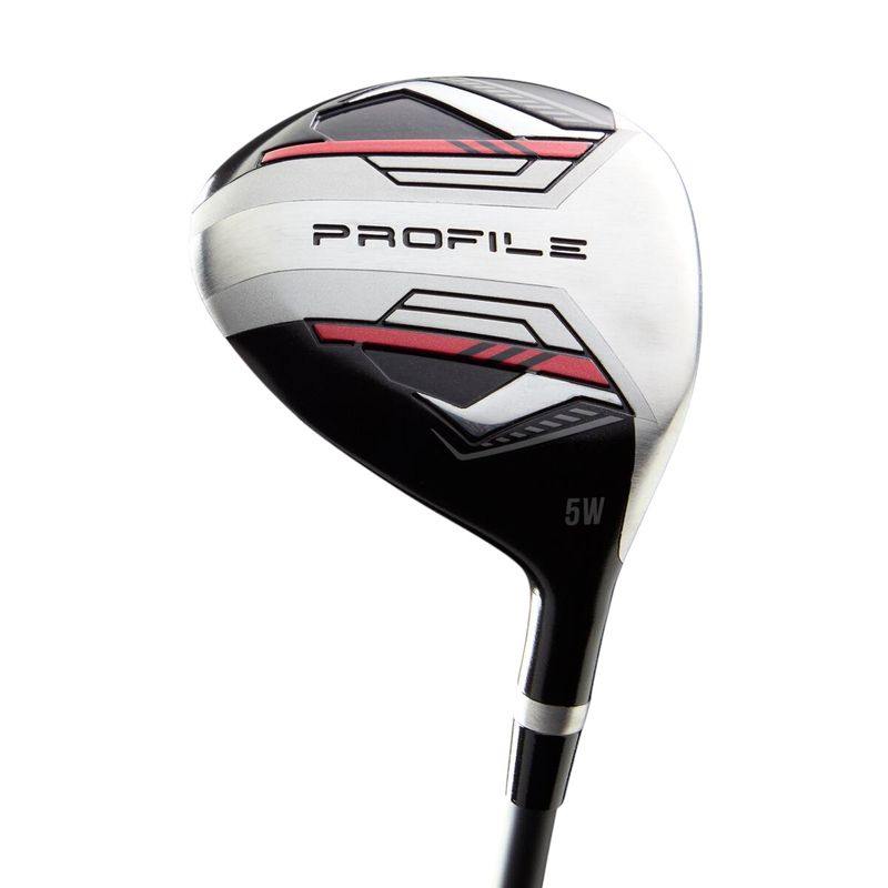 Wilson-Profile-Complete-Golf-Club-Cart-Bag-Set---Senior-Black---Red