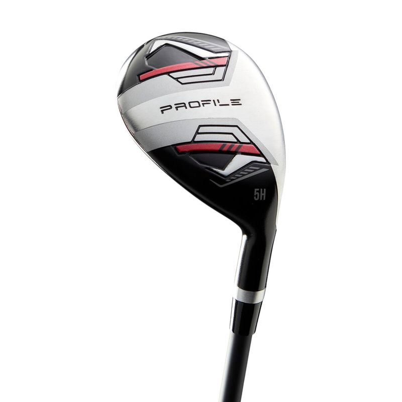 Wilson-Profile-Complete-Golf-Club-Cart-Bag-Set---Senior-Black---Red
