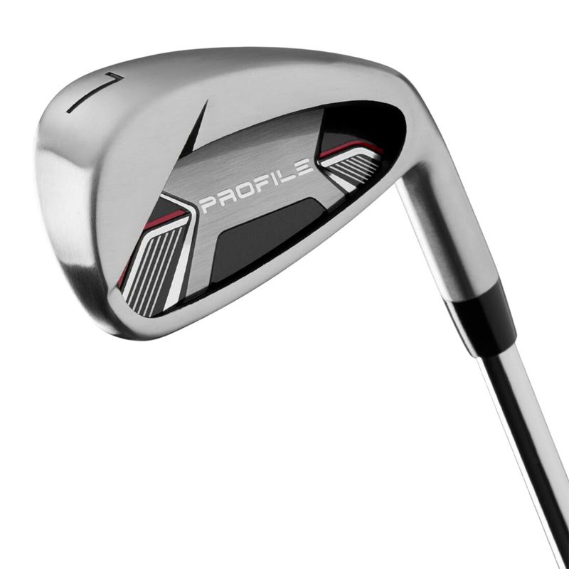 Wilson-Profile-Complete-Golf-Club-Stand-Bag-Set---Teen-Black---Red
