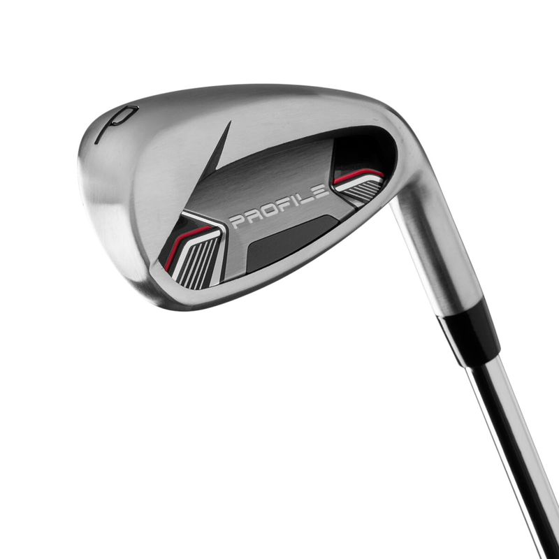 Wilson-Profile-Complete-Golf-Club-Stand-Bag-Set---Teen-Black---Red