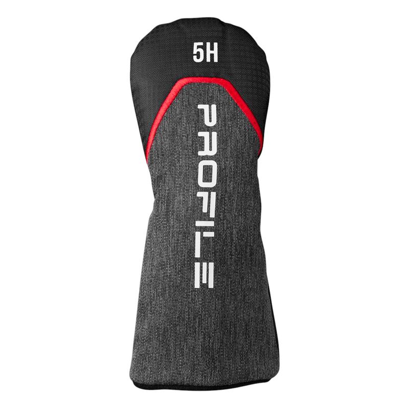 Wilson-Profile-Complete-Golf-Club-Stand-Bag-Set---Teen-Black---Red