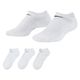 Nike Everyday Cushioned No-Show Sock White / Black