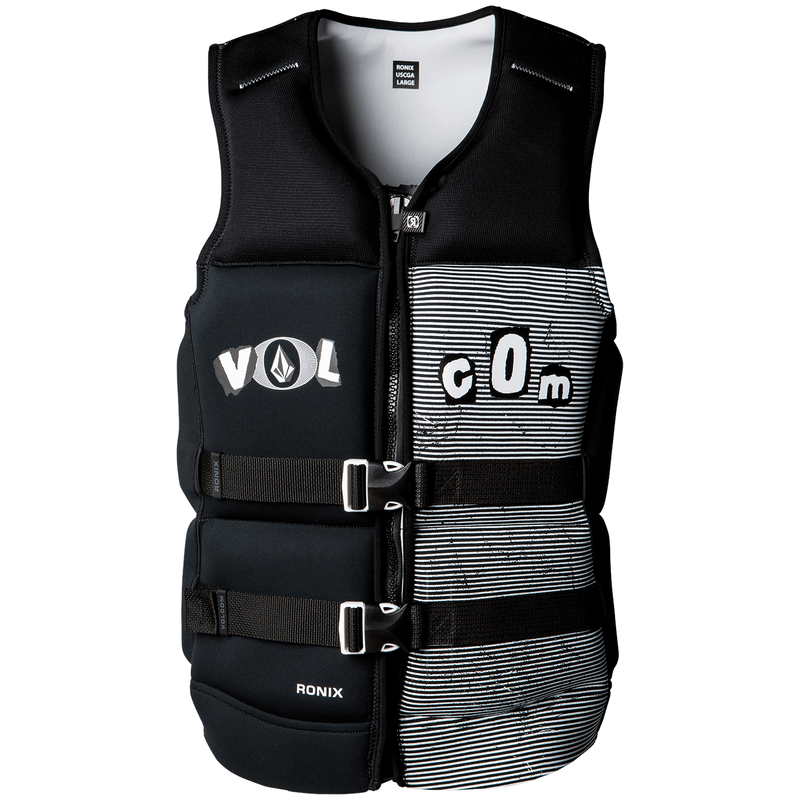 Ronix-Volcom-Capella-3.0-CGA-Life-Vest-2024---Men-s-Black---White-Clippings