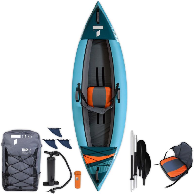 TAHE-LP-Premium-Inflatable-Kayak-Complete-Package-Gray---Blue