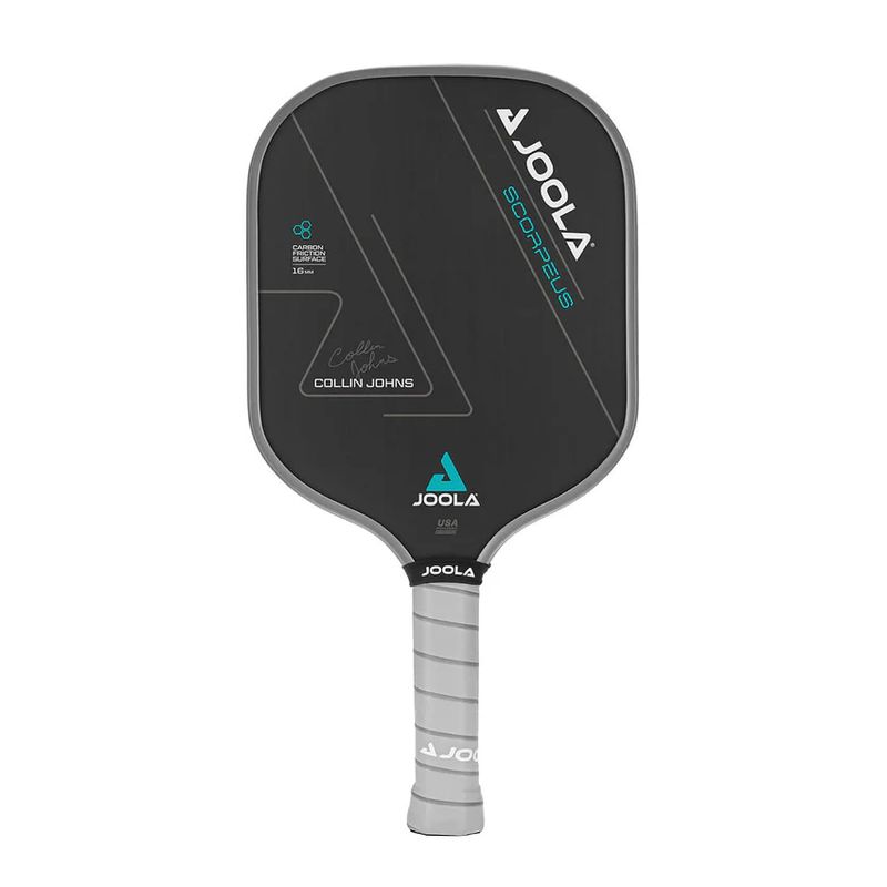 JOOLA-Collin-Johns-Scorpeus-CFS-16-Pickleball-Paddle-Black---Grey