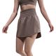 Nike One Dri-FIT Ultra High-Waisted Skort - Women's Mink Brown / Black