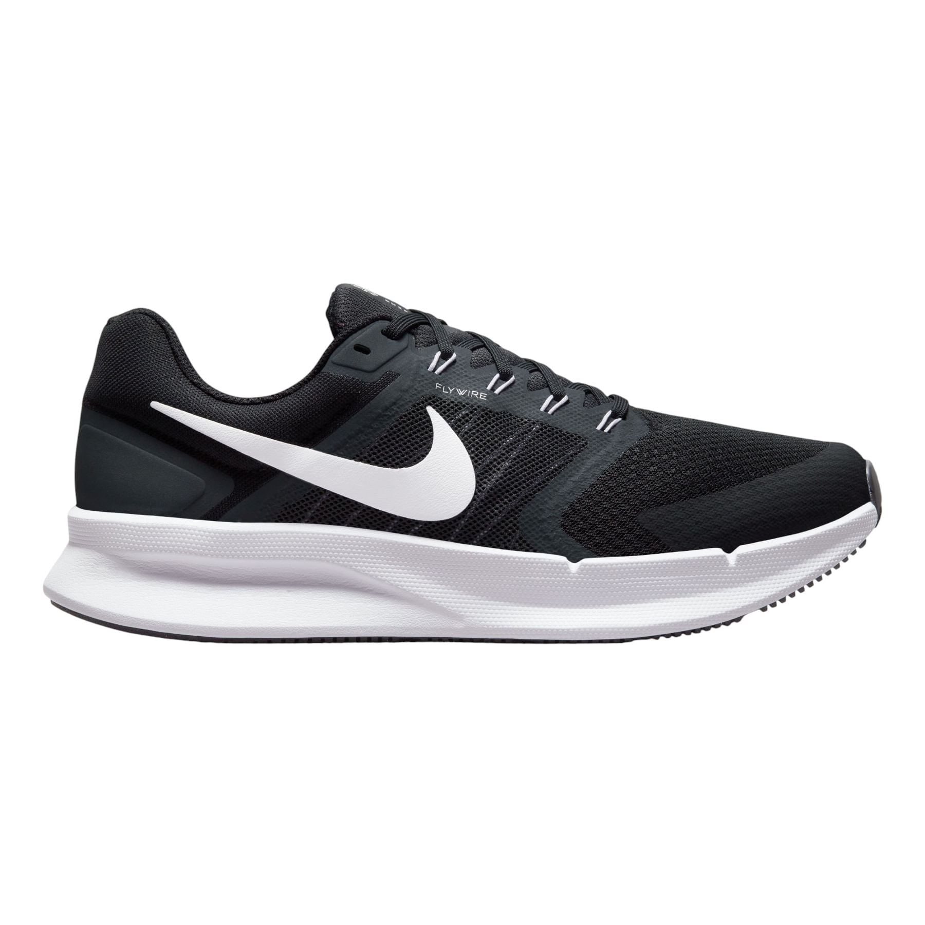 Nike Run Swift 3 Road Running Shoe - Men's Black / White / Dark Smoke Grey