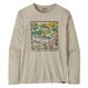 Patagonia Long-sleeved Capilene Cool Daily Graphic Shirt - Men's Trailseekers / Pumice X-Dye