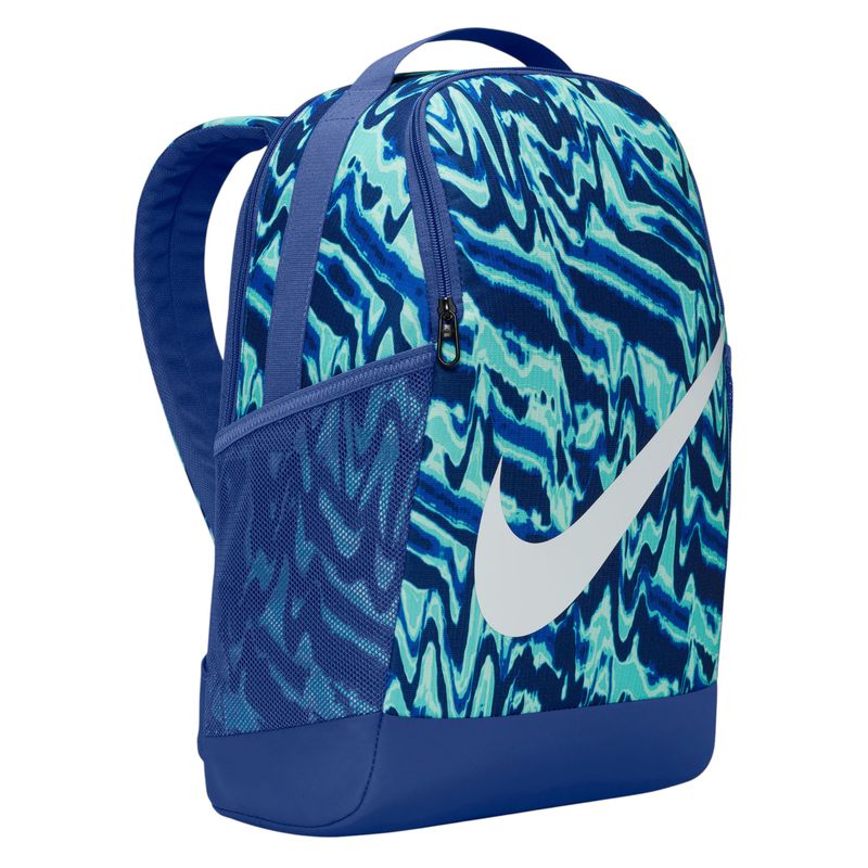 Nike-Brasilia-Printed-Training-Backpack---Unisex-Game-Royal---Bleached-Turquoise---White