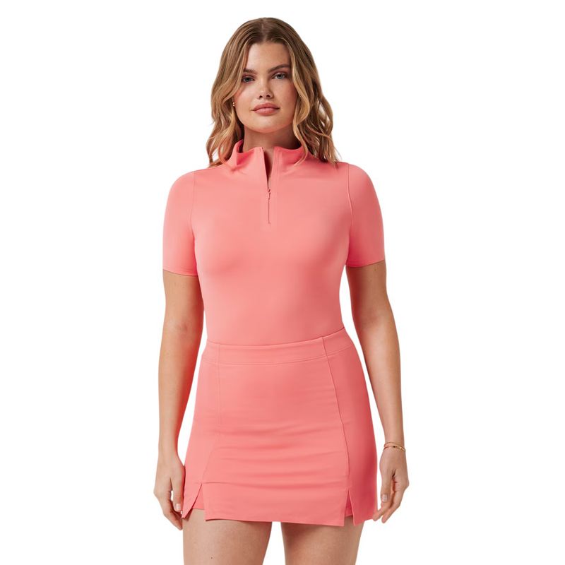 TravisMathew-Sunfire-Zip-Short-Sleeve---Women-s-Porcelain-Rose