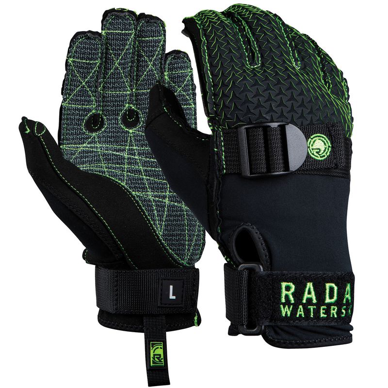 Radar-Hydro-K-Inside-out-Glove-Matte-Black---Volt-Green