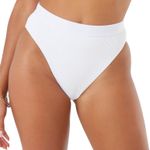 ROXY-W-RIB-ROXY-LOVE-BANDED-HIGH-WAIST-CHEEKY-BOTTOM-White