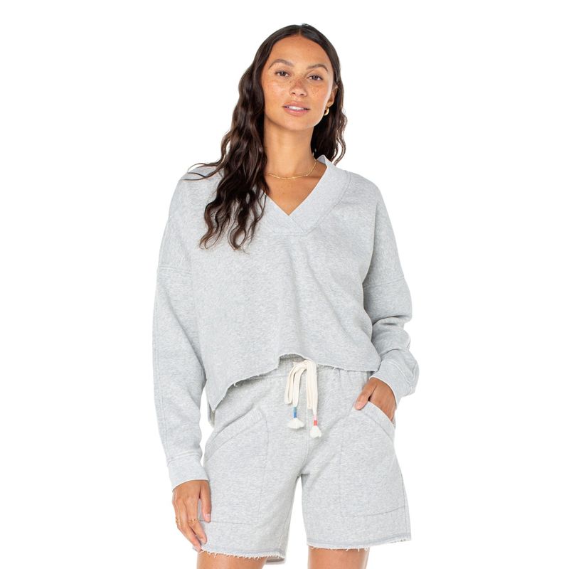 Roxy-Lowland-Top---Women-s-Heather-Grey-Solid