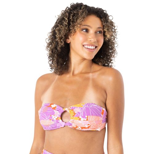 Roxy Bell Botttom Blooms Ring Bandeau Top - Women's