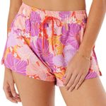 Roxy Bell Bottom Blooms No Bad Waves Boardshort - Women's Lilac Multi