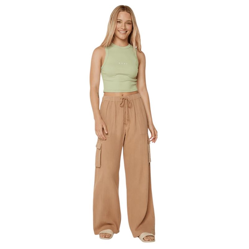 Roxy Precious Cargo Solid Pant - Women's Praline Solid
