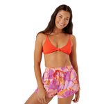 Roxy Bell Bottom Blooms No Bad Waves Boardshort - Women's Lilac Multi