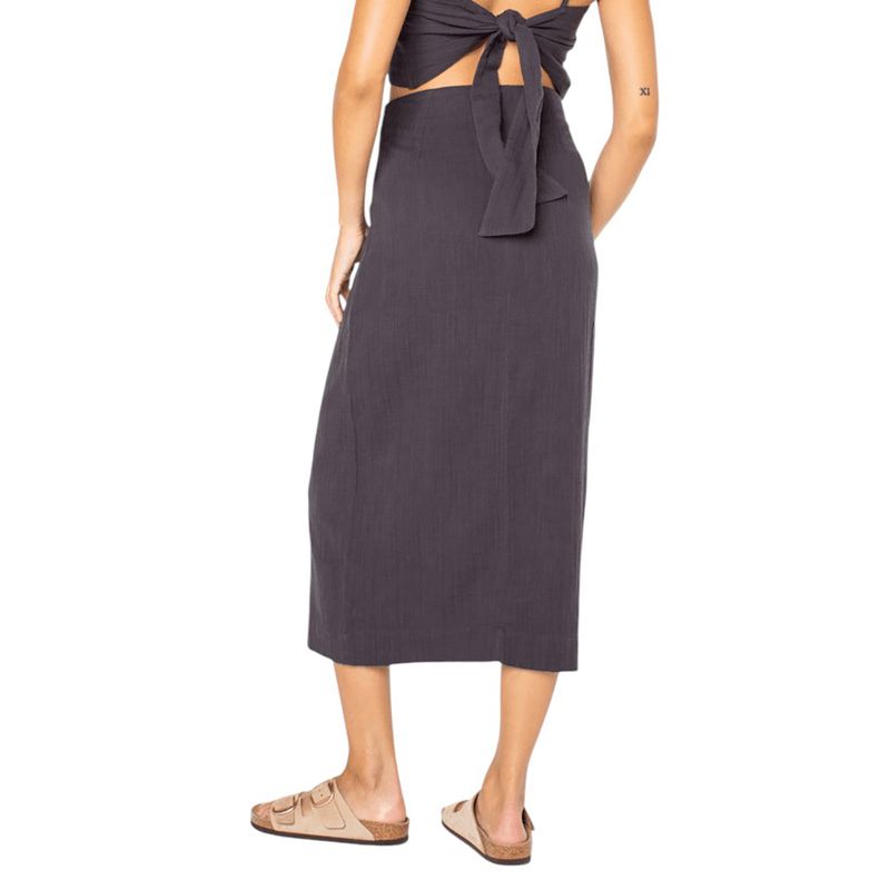 ROXY W ISLAND NOMAD SKIRT Phantom Solid