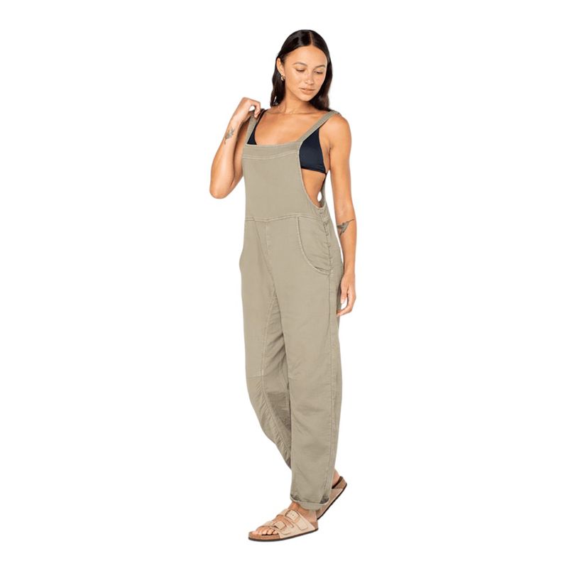 ROXY W WAVE OF MY DREAMS JUMPSUIT Vetiver Solid