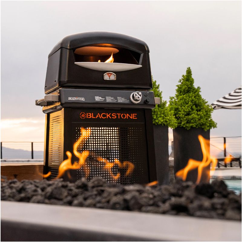 Blackstone-Pizza-Oven-with-Mobile-Cart-Black