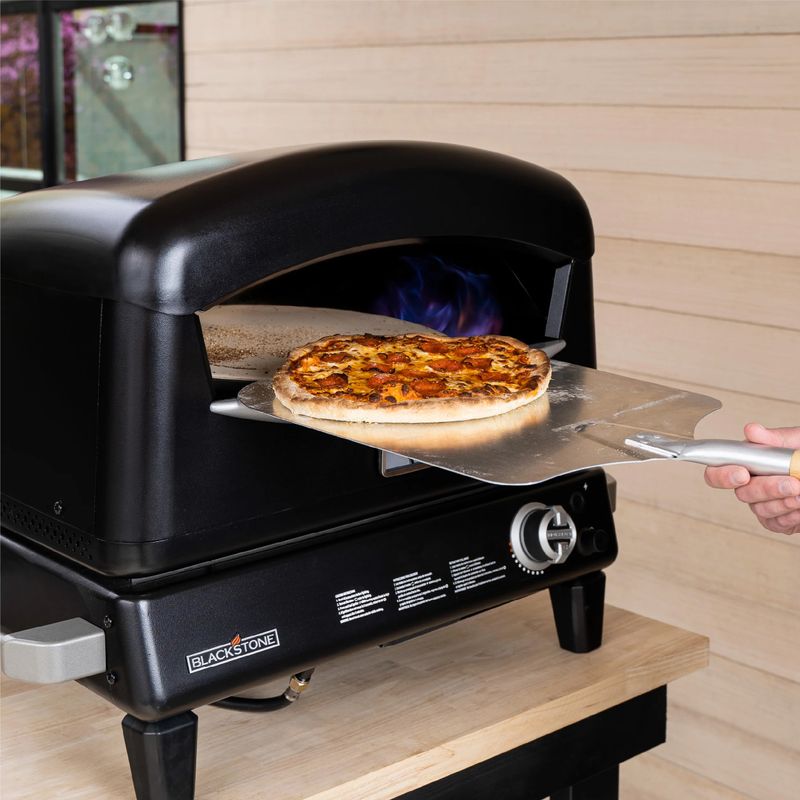 Blackstone-Pizza-Oven-with-Mobile-Cart-Black