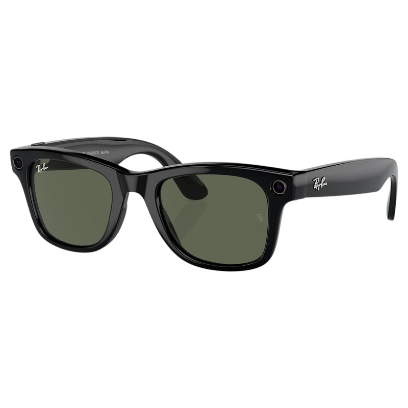 Ray-Ban-Meta-Wayfarer-Sunglasses-Black---Gnull5-Green