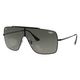 Ray-Ban Wings II Sunglasses Polished Black / Grey Gradient / Dark Grey