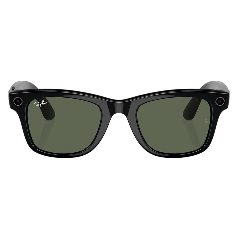 Ray-Ban-Meta-Wayfarer-Sunglasses-Black---Gnull5-Green