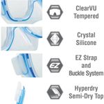 TUSA-Mini-Kleio-Hyperdry-Youth-Travel-Snorkel-Set-Clear-Blue