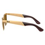 Ray-Ban-Wayfarer-Deluxe-Sunglasses-Sandblasted-Legend-Gold---Brown