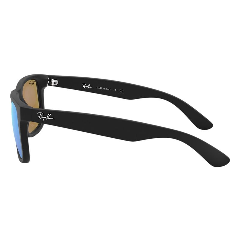 Ray-Ban-Justin-Sunglasses-Matte-Black---Blue