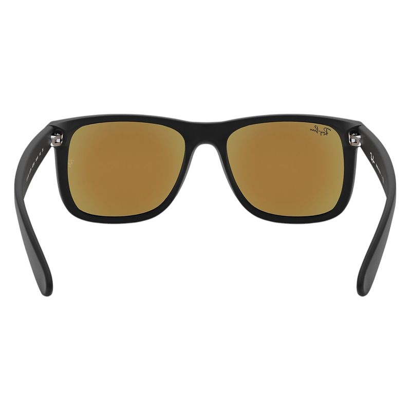 Ray-Ban-Justin-Sunglasses-Matte-Black---Blue