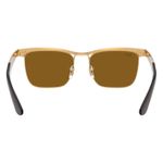 Ray-Ban-Wayfarer-Deluxe-Sunglasses-Sandblasted-Legend-Gold---Brown