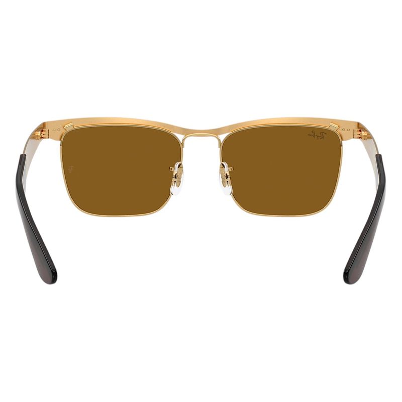 Ray-Ban-Wayfarer-Deluxe-Sunglasses-Sandblasted-Legend-Gold---Brown